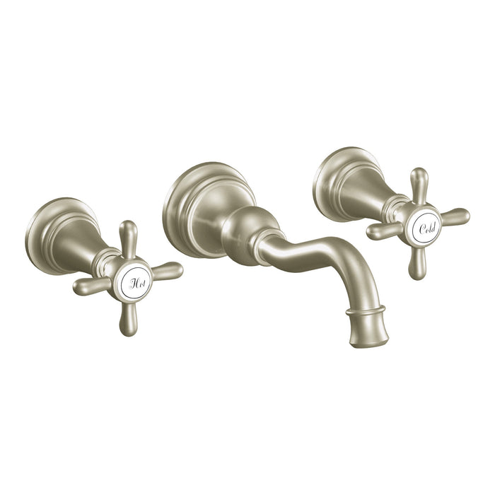 Moen Weymouth TS42112 Two-Handle Wall Mount Bathroom Faucet