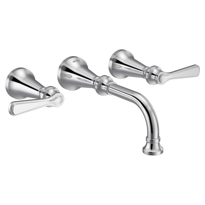 Moen Colinet TS44104 Two-Handle Wall Mount Bathroom Faucet