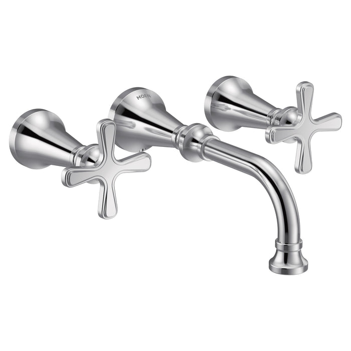 Moen Colinet TS44105 Two-Handle Wall Mount Bathroom Faucet