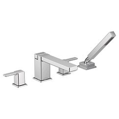 Moen 90 Degree TS914 Two-Handle Roman Tub Faucet Includes Hand Shower