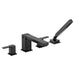 Moen 90 Degree TS914 Two-Handle Roman Tub Faucet Includes Hand Shower