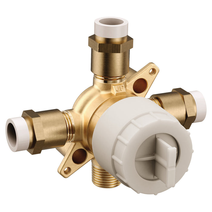 Moen M-CORE U140 4 Port 1/2" Crimp Ring PEX With Cc/Ips Tub Connection Includes Stops