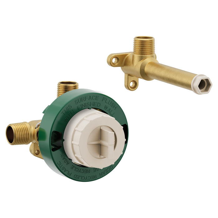 Moen M-Pact WMV130 Wallmount tub filler 1/2" crimp ring PEX cc/ips connection