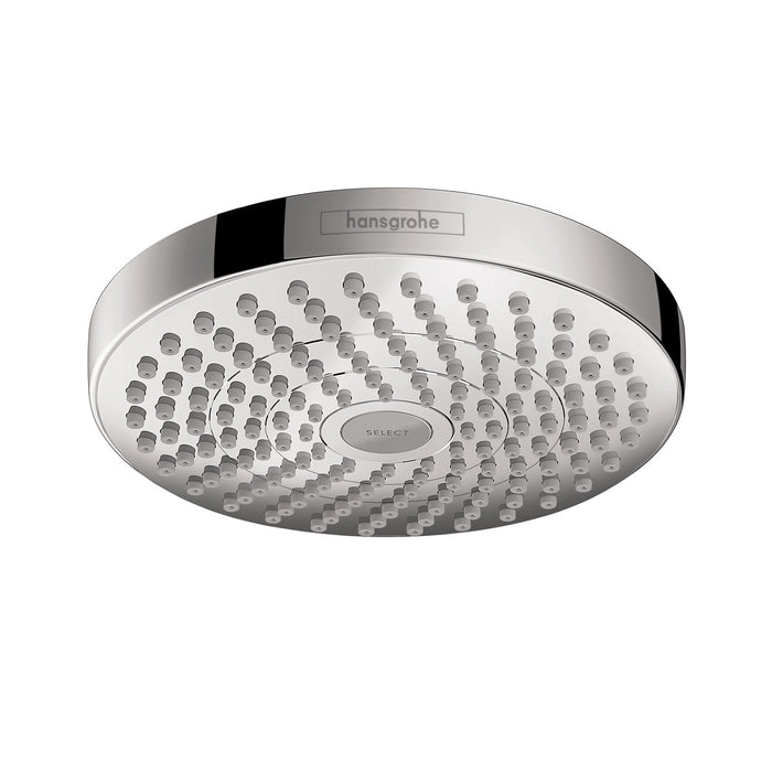 hansgrohe Croma Select S Showerhead 180 2-Jet, 2.5 GPM
