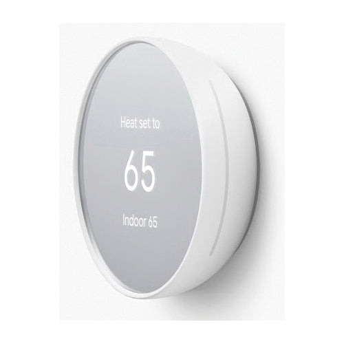 Google GA02180-US Smart Programmable Wi-Fi Thermostat, 24 VAC, LCD Display, Threaded Mounting