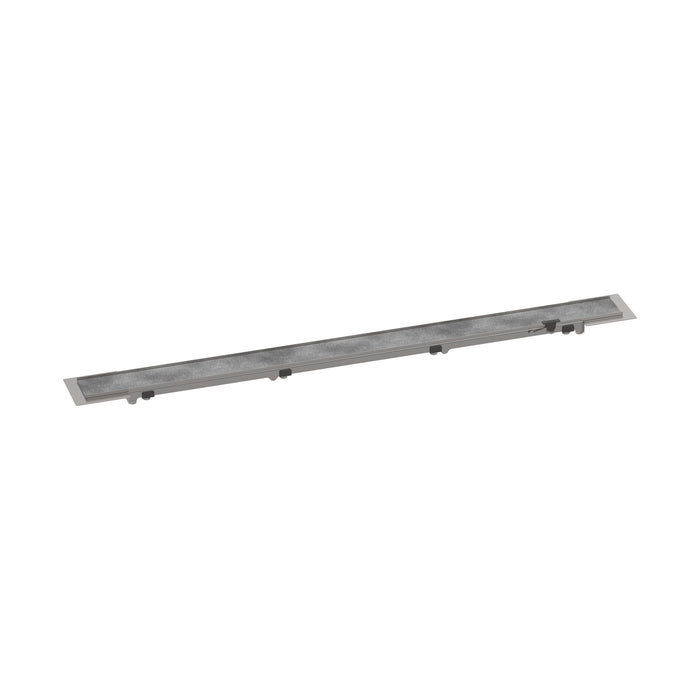 hansgrohe RainDrain Rock Trim Flex 31 1/2" Cut to Size and Tileable
