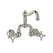 ROHL A1418 Acqui® Wall Mount Bridge Lavatory Faucet With Column Spout