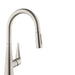hansgrohe Talis S HighArc Kitchen Faucet, 2-Spray Pull-Down, 1.75 GPM