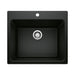 BLANCO 442924 Liven Dual Mount Laundry Sink - Coal Black