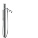AXOR Uno Freestanding Tub Filler Trim with Zero Handle and 1.75 GPM Handshower