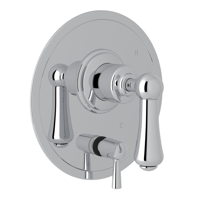 Perrin & Rowe U.2710N Georgian Era 1/2" Pressure Balance Trim With Diverter