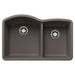 BLANCO 443101 Diamond 1-3/4 Double Bowl Kitchen Sink - Volcano Gray