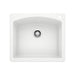 BLANCO 440211 Diamond Single Bowl Dual Mount Kitchen Sink - White