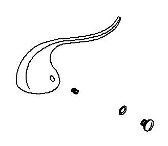 KOHLER K-1001795 Handle Kit, Almond