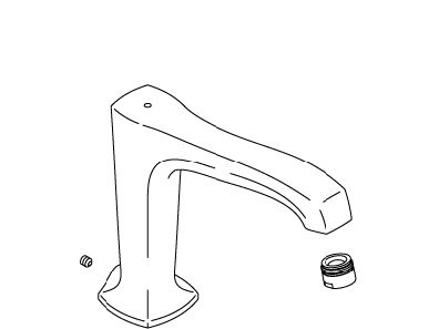 KOHLER K-1054813 Spout Assembly, Deck Diverter Bath, Vibrant Brushed Nickel