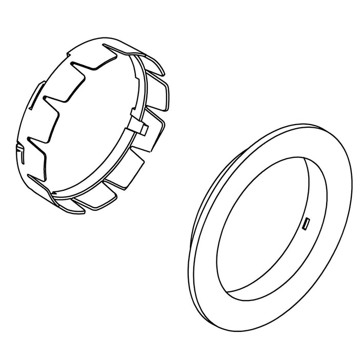 KOHLER K-1081347 Escutcheon Assembly, Matte Black