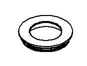 KOHLER K-1100595 Top Ring, Polished Chrome