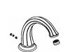 KOHLER K-1111681 Assembly, Deck Mount Spout, Polished Chrome