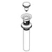 KOHLER K-1415064 Clicker Drain W/Overflow Assembly, Vibrant Polished Nickel