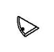 KOHLER K-205399 547A RH Wall Jamb Top Cap Dgrey