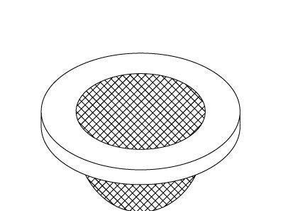 KOHLER K-22449 Washer, Filter