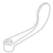 KOHLER K-41063-H Handle, 4" Blade Hot, Polished Chrome