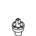 KOHLER K-73065 Stem Adapter, Med.