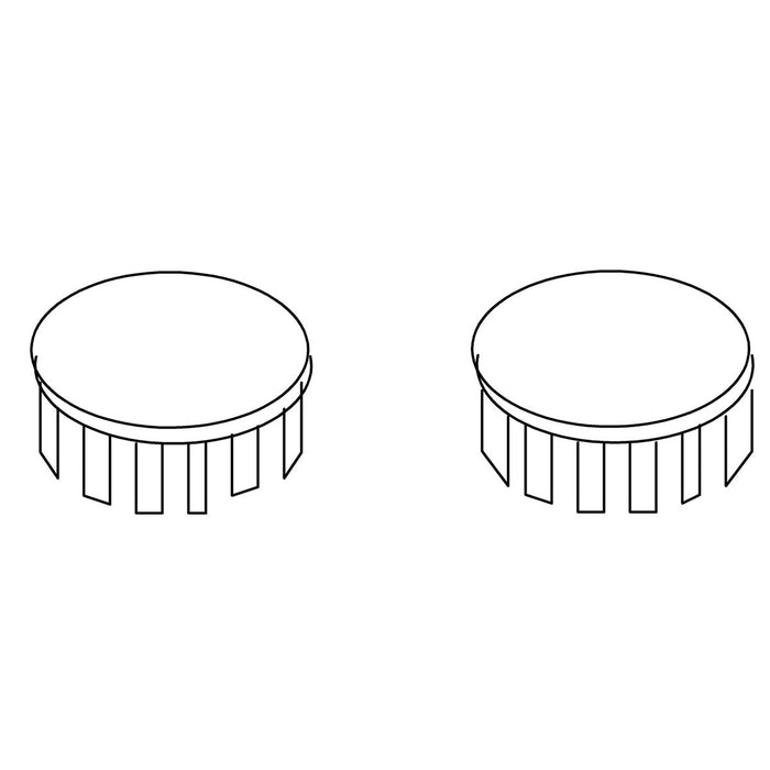 KOHLER K-97388 Cap Kit, Seat Hinge, Pair, Vibrant French Gold