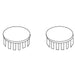 KOHLER K-97388 Cap Kit, Seat Hinge, Pair, Vibrant French Gold