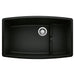 BLANCO 442936 Performa Cascade Kitchen Sink with Colander - Coal Black