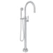 ROHL T1587 Traditional Single Hole Floor Mount Tub Filler Trim