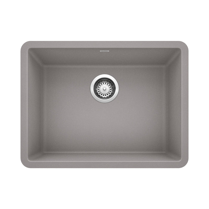 BLANCO 522413 Precis 24" Single Bowl Kitchen Sink - Metallic Gray