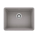 BLANCO 522413 Precis 24" Single Bowl Kitchen Sink - Metallic Gray