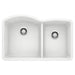 BLANCO 440180 Diamond 1-3/4 Double Bowl Kitchen Sink - White