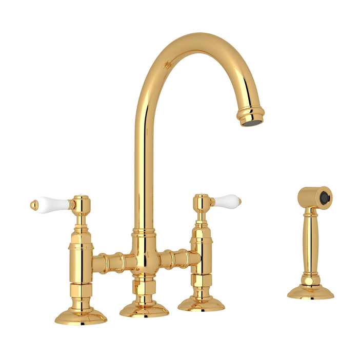 ROHL A1461WS San Julio® Bridge Kitchen Faucet With Side Spray