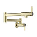 BLANCO Culina II Wall-Mounted Pot Filler - Satin Gold