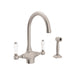 ROHL A1676WS San Julio® Two Handle Kitchen Faucet With Side Spray