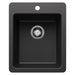 BLANCO Liven SILGRANIT 17" Dual Mount Bar Sink - Anthracite