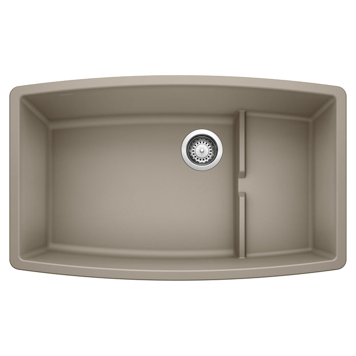 BLANCO 441291 Performa Cascade Kitchen Sink with Colander - Truffle