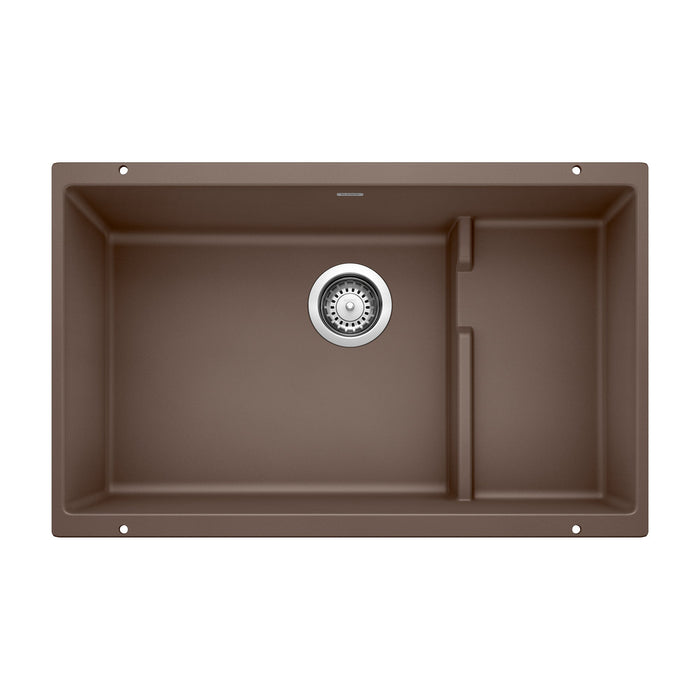 BLANCO 519457 Precis Cascade Super Single Kitchen Sink with Colander - Café