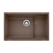 BLANCO 519457 Precis Cascade Super Single Kitchen Sink with Colander - Café
