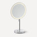 Robern 5M0008FLUT76 Freestanding Magnification Mirror, Lit, 5X Magnification, Chrome