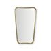 Robern CM2440L87 Contour Metal Mirror, 24" x 40" x 11/16", Aged Brass