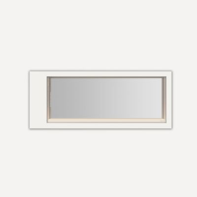 Robern COV2410D4E4-63 24 x 10, D4, Glow, Electrical Outlet, USB Charging Ports, Dimmable, White, Matte White
