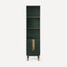 Robern CSSM208022187 Islamorada Linen Cabinet, 20" x 80" x 16", Nori with Aged Brass