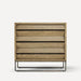 Robern CVAL3620988 Alisal Vanity, 35" x 32-7/8" x 22-1/2", Weathered Oak with Antique Bronze, No Vanity Top