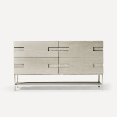 Robern CVSE6020169D 59" x 32-7/8" x 22-1/2", Natural Gray with Brushed Pewter, No Vanity Top