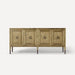 Robern CVWI7221088 Willowmere Vanity, 71" x 32-7/8" x 22-1/2", Weathered Oak Drift with Antique Bronze, No Vanity Top