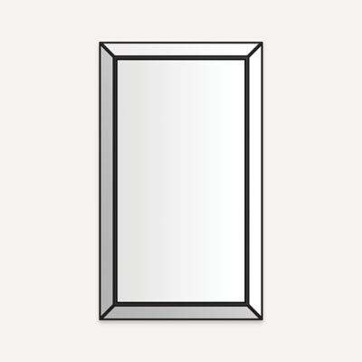 Robern D2C2441D4MF83TP Murray Hill Cabinet, Facet, 24" x 41" x 4", Matte Black, Electric Upgrade