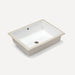 Robern LAV2UM-101 Undercounter Sink, 17-1/4" x 13" x 5", White, for Craft Series